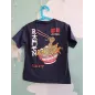 T Shirt Blu Ramen (bellissima Dietro) 7 A