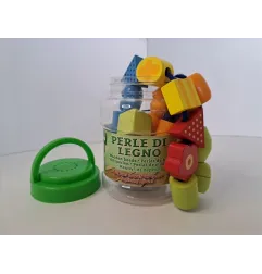 Perle In Legno Per Gioco Motricità Fine