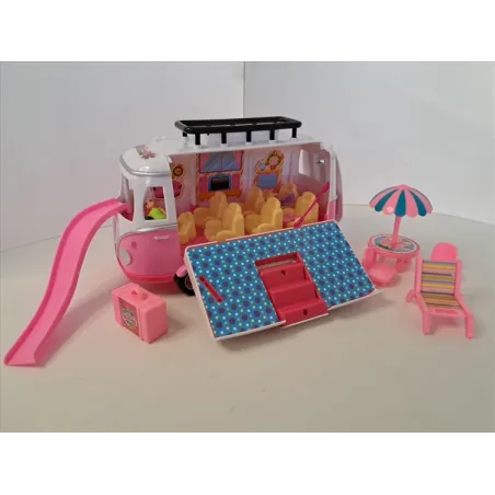 Camper Rosa Tipo Barbie