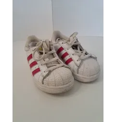 Scarpe Adidas Bianche e Fucsia N 22