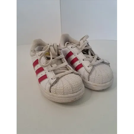 Scarpe Adidas Bianche e Fucsia N 22