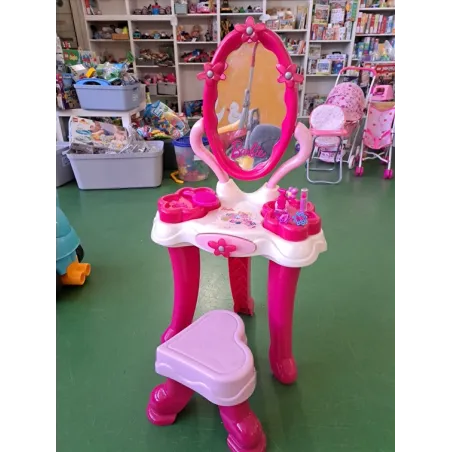 Specchiera Barbie Con Sgabello e Accessori Bellezza