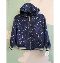 Giubbino Blu Con Farfalle 3/4 A