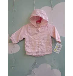 Giubbino a Righe Rosa e Bianche 3/6 M