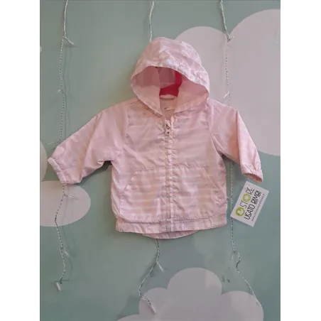Giubbino a Righe Rosa e Bianche 3/6 M