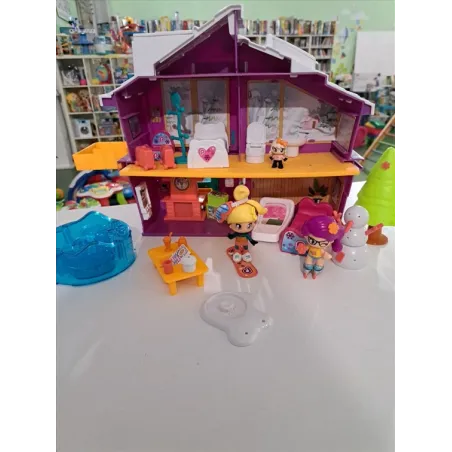 Hotel Invernale Delle Piny Pon Con Accessori e Personaggi