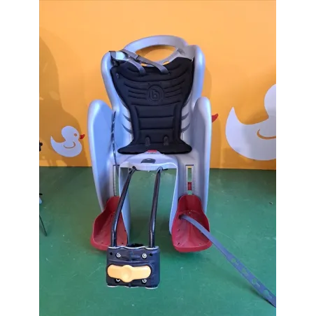 Seggiolino Bici Posteriore Seduta Nera