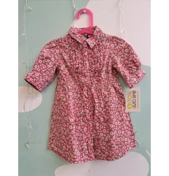 Vestito Rosa Fiori 2 A