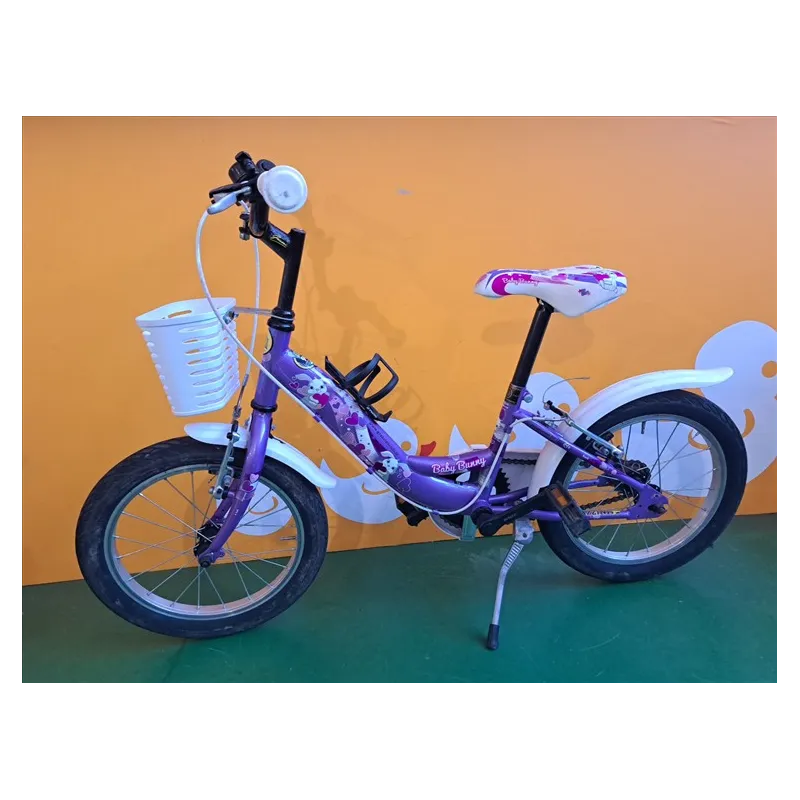 Bicicletta Baby Bunny Con Cestino Lilla 16"