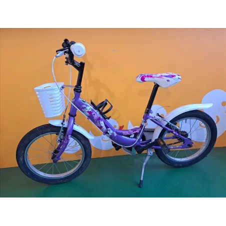 Bicicletta Baby Bunny Con Cestino Lilla 16"