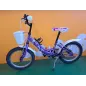 Bicicletta Baby Bunny Con Cestino Lilla 16"