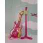 Chitarra ElectroGroove Con Microfono Con Asta Vontempi Rosa