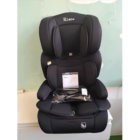 Seggiolino Auto Leo + 76/150cm Nero - Isofix Con Seduta Removibile NUOVO