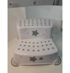 Rialzo Due Gradini Grigio e Bianco