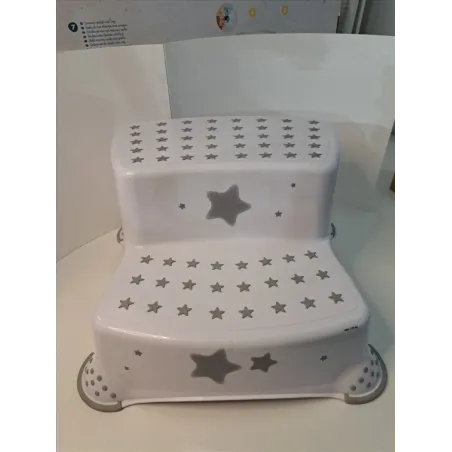 Rialzo Due Gradini Grigio e Bianco