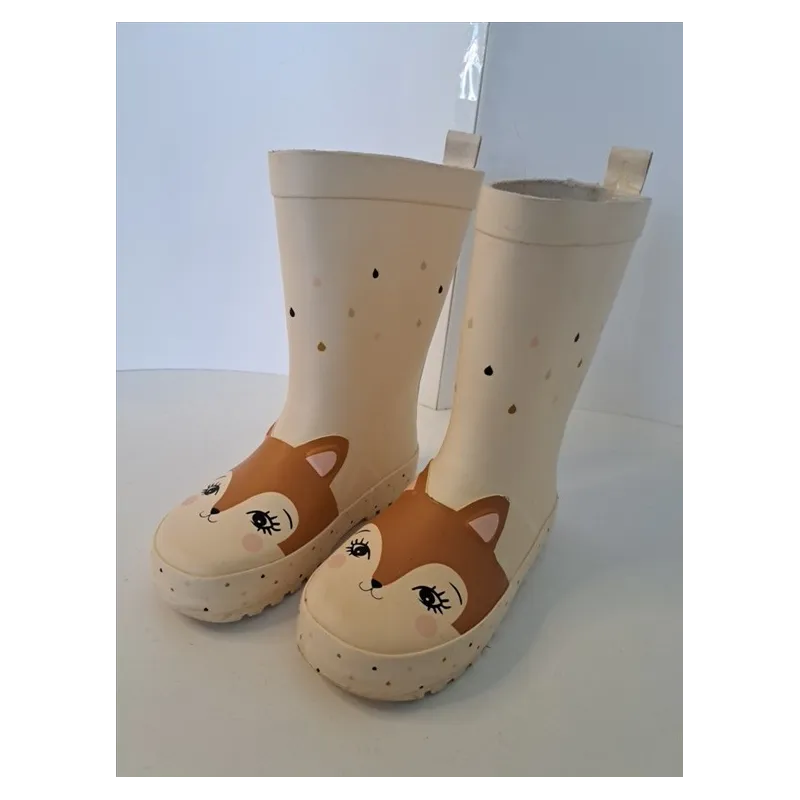 Stivali Pioggia Panna Cerbiatto N 23/24