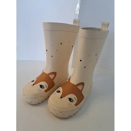 Stivali Pioggia Panna Cerbiatto N 23/24