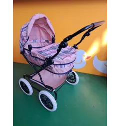 Carrozzina Con Portabambole StileBurberry