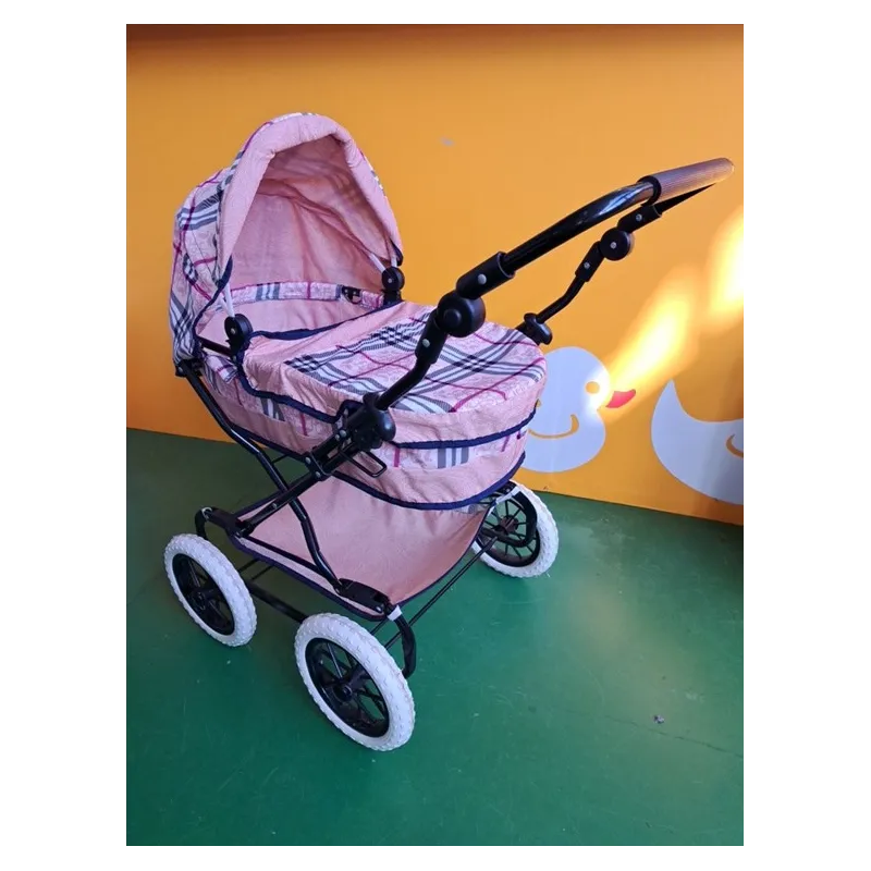 Carrozzina Con Portabambole StileBurberry