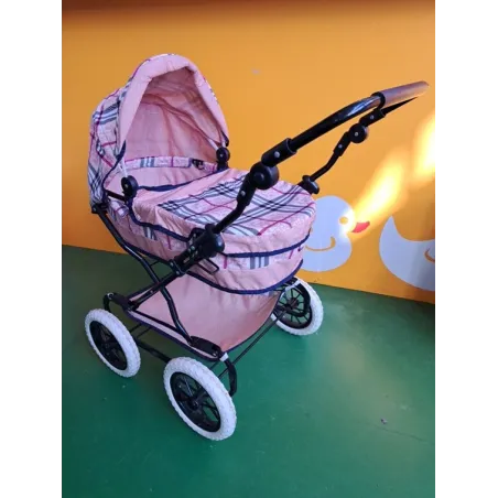 Carrozzina Con Portabambole StileBurberry