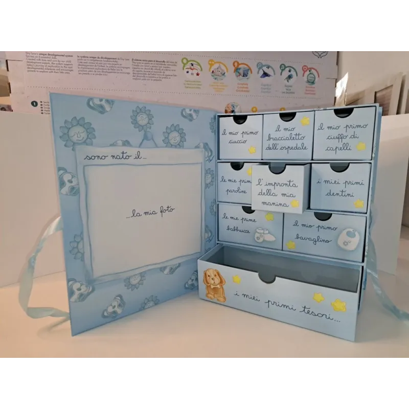 Scatola Dei Ricordi "i Miei Primi Tesori" Thun Nuova