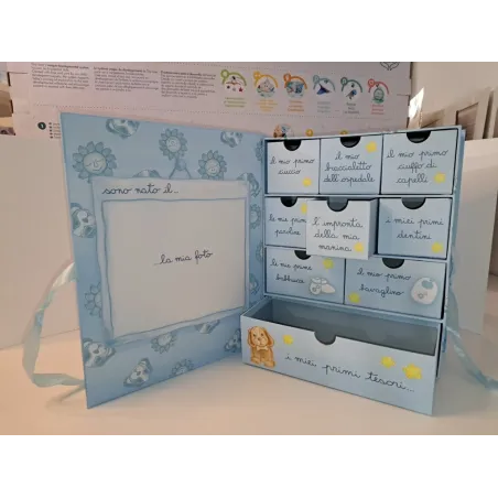 Scatola Dei Ricordi "i Miei Primi Tesori" Thun Nuova