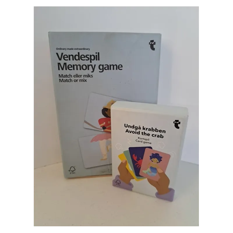 Gioco Memory Da Associare I Pezzi + Gioco Carte Tiger