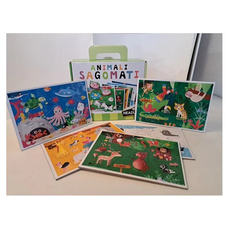 Gioco Headu Animali Sagomati Nuovo