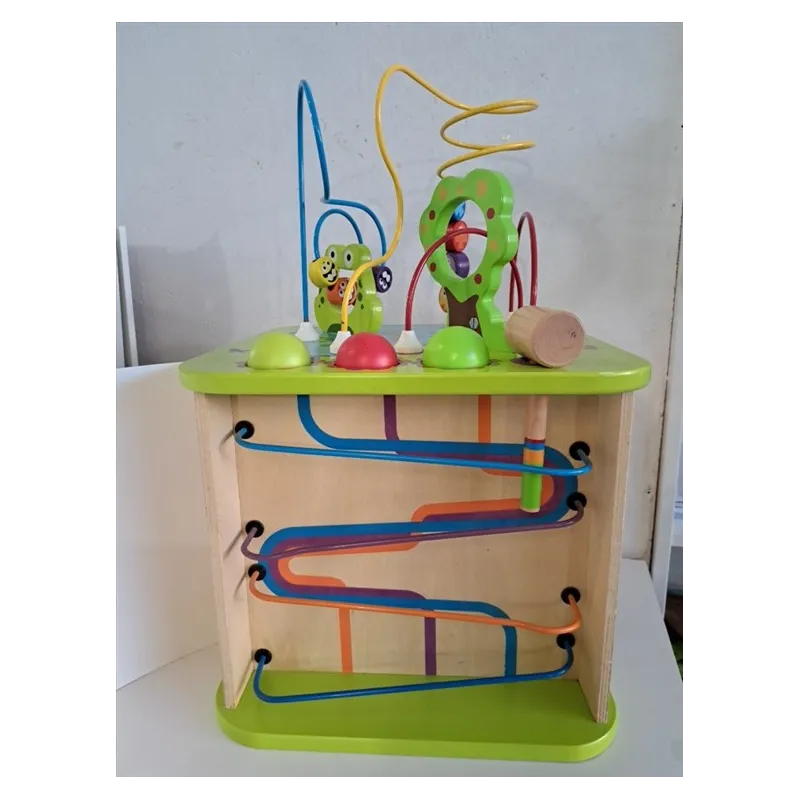 Cubo In Legno Con Tante Attività Hape