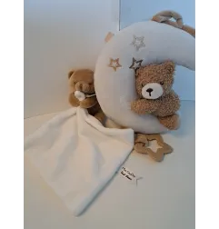 Set Dou Dou Orsetto Con Carillion Mezza Luna e Orsetto
