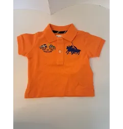 Polo Arancione Raplh Lauren 3 M Nuova