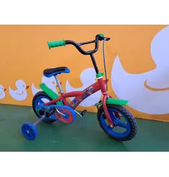 Bicicletta PJ Masks 12" Con Rotelle