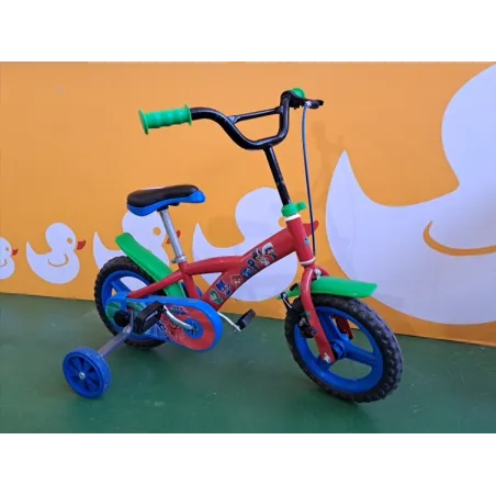 Bicicletta PJ Masks 12" Con Rotelle