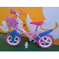 Bicicletta Peppa Pig 12" Rosa + Rotelle Da Montare