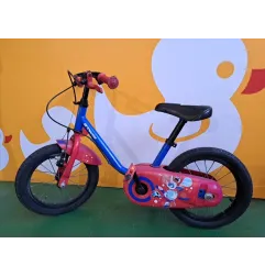 Bicicletta B Twin Bianca e Rossa 14" - Segni Di Utlizzo