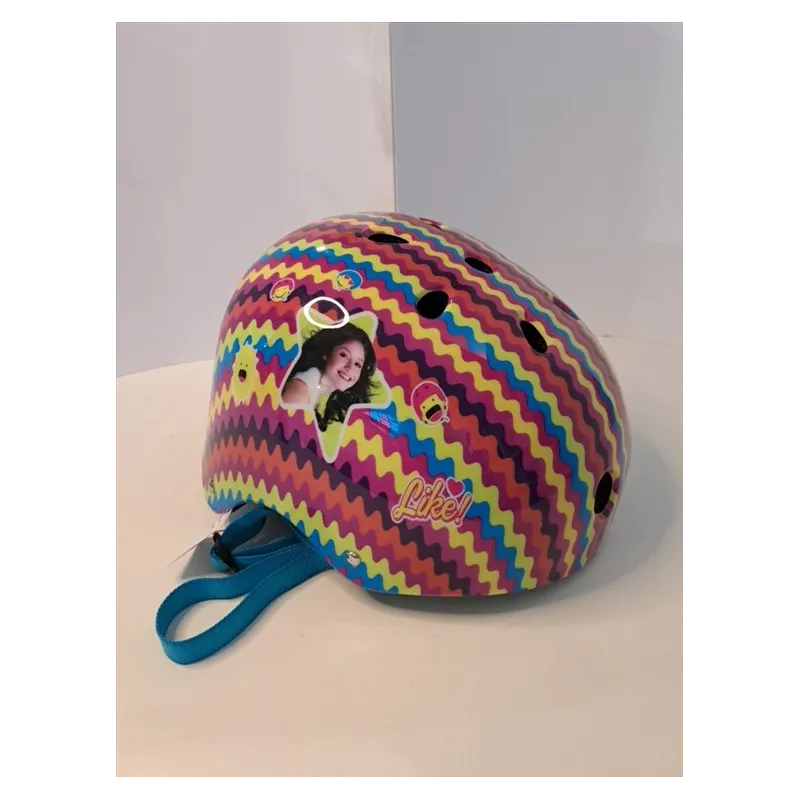 Casco Colorato 54/56 CM Mai Usato