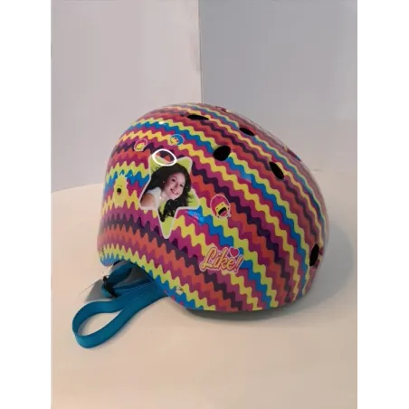 Casco Colorato 54/56 CM Mai Usato