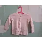 Cardigan Legger Rosa Con Coniglietti 6 M