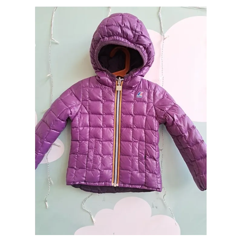 Kway Reversibile Double Face Viola 3 A (veste Piccolo)