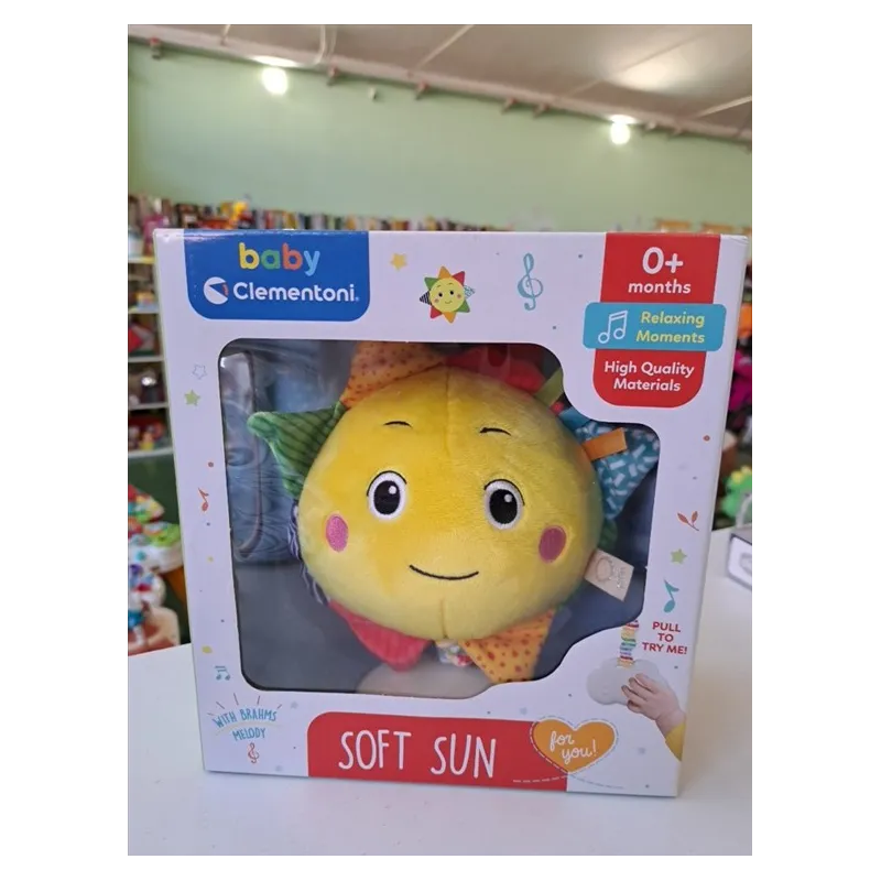 Sonaglio / Carillion Sole Baby Clementoni Con Suoni Rilassanti Soft Sun Nuovo Sonaglio / Carillion Sole Baby Clementoni Con Suoni Rilassanti Soft Sun Nuovo