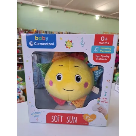 Sonaglio / Carillion Sole Baby Clementoni Con Suoni Rilassanti Soft Sun Nuovo
