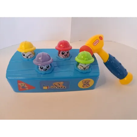 Gioco Martello Blu Con Talpe