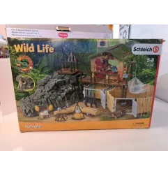 Stazione Di Ricerca Croco Nella Giungla 42350 SCHLEICH - MANCA ELEFANTE E PANTERA