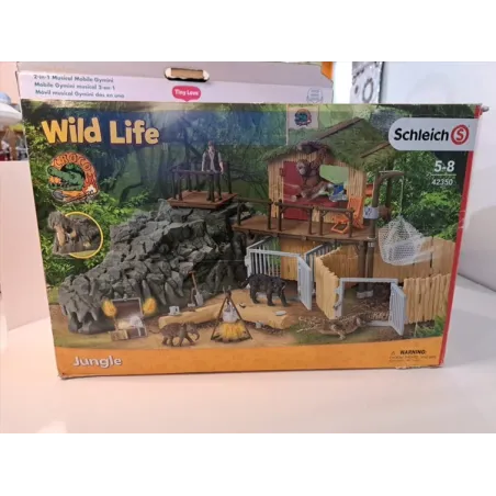 Stazione Di Ricerca Croco Nella Giungla 42350 SCHLEICH - MANCA ELEFANTE E PANTERA