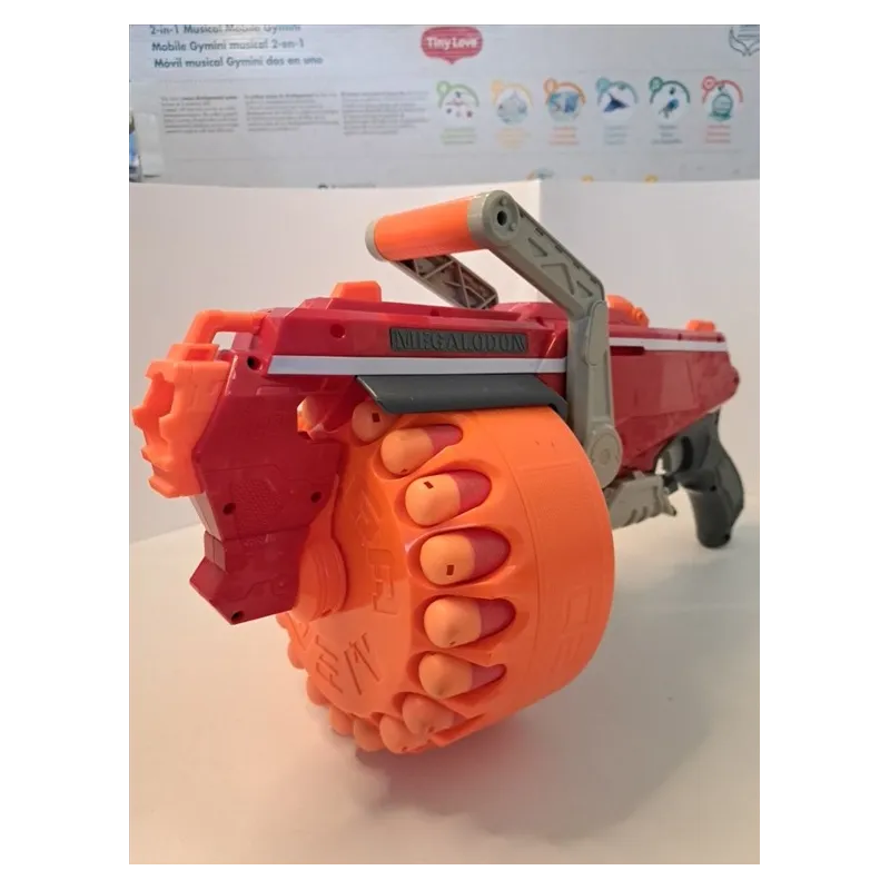 Pistola Nerf Mega Megalodon Rossa e Arancione