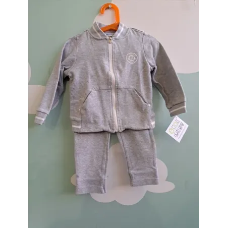 Tuta Completa Grigia Jacadi 4 A - 104 Cm Bellissima