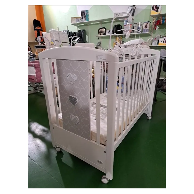 Lettino Foppapedretti Lovely Con Spondina A Scomparsa E Materassso In Regalo