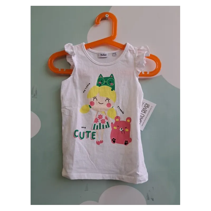Canottiera Bianca Blukids 18-24 M
