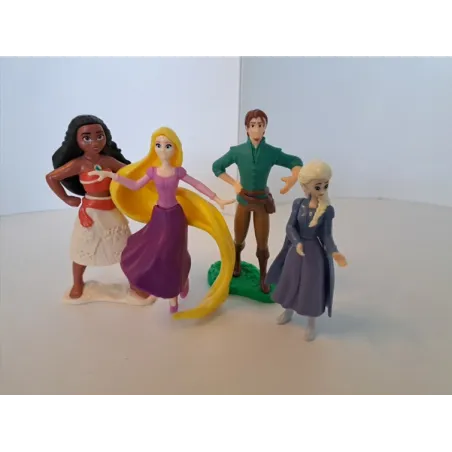 Personaggi Elsa, Rapunzel, Flynn, Vaiana