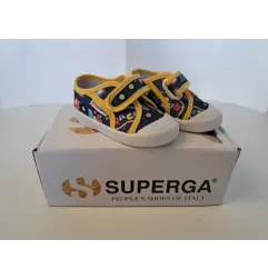 Scarpe Superga Leggere Blu e Gialle N 20
